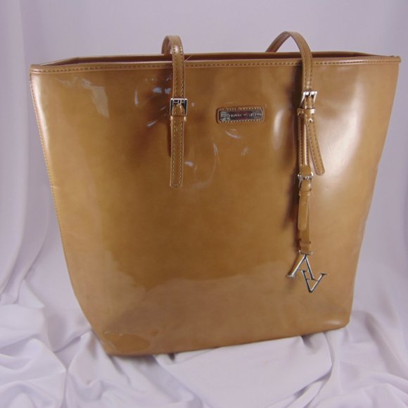 Adrienne Vittadini Bags Adrienne Vittadini Faux Leather Laptop Tote Poshmark